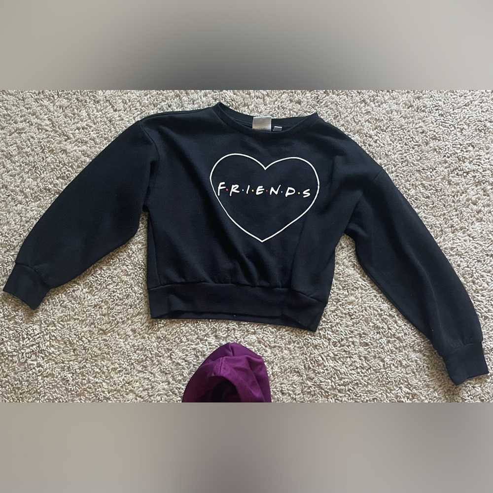Girls FRIENDS Crew Neck Sweater